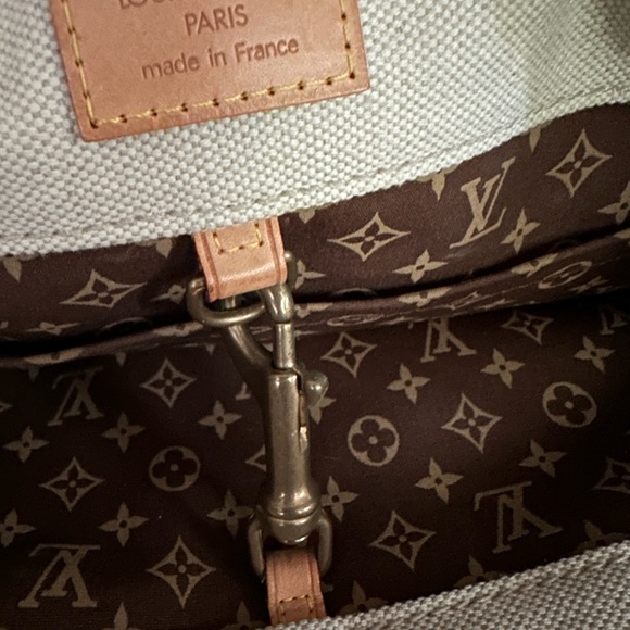 Louis Vuitton Cabas Toile Globe Shopper Blue Limited Edition rare - Picture 9 of 14